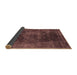 Sideview of Oriental Brown Industrial Rug, urb1890brn