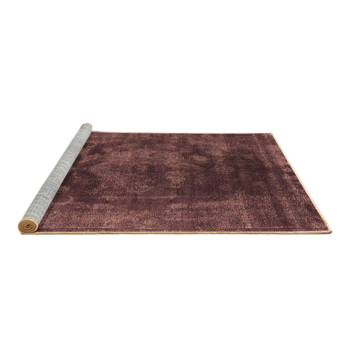 Sideview of Machine Washable Oriental Brown Industrial Rug, wshurb1890brn