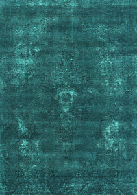 Oriental Turquoise Industrial Rug, urb1891turq