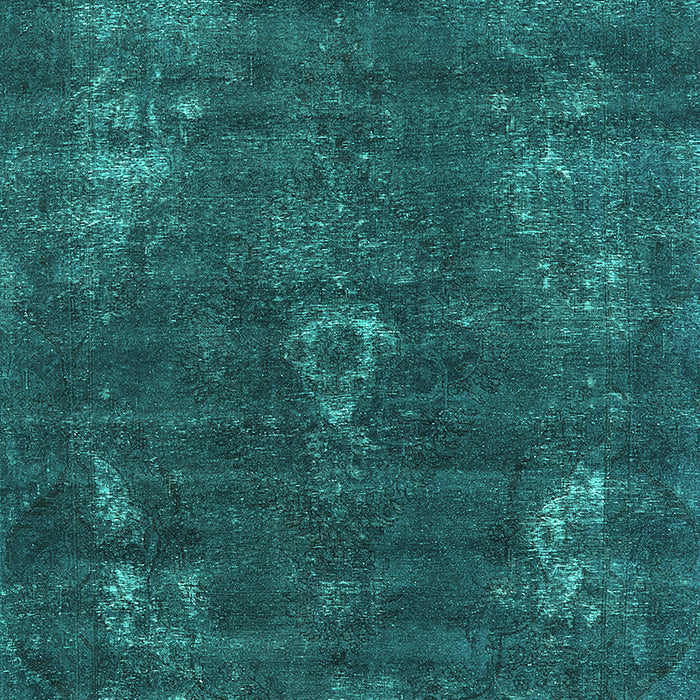 Oriental Turquoise Industrial Rug, urb1891turq