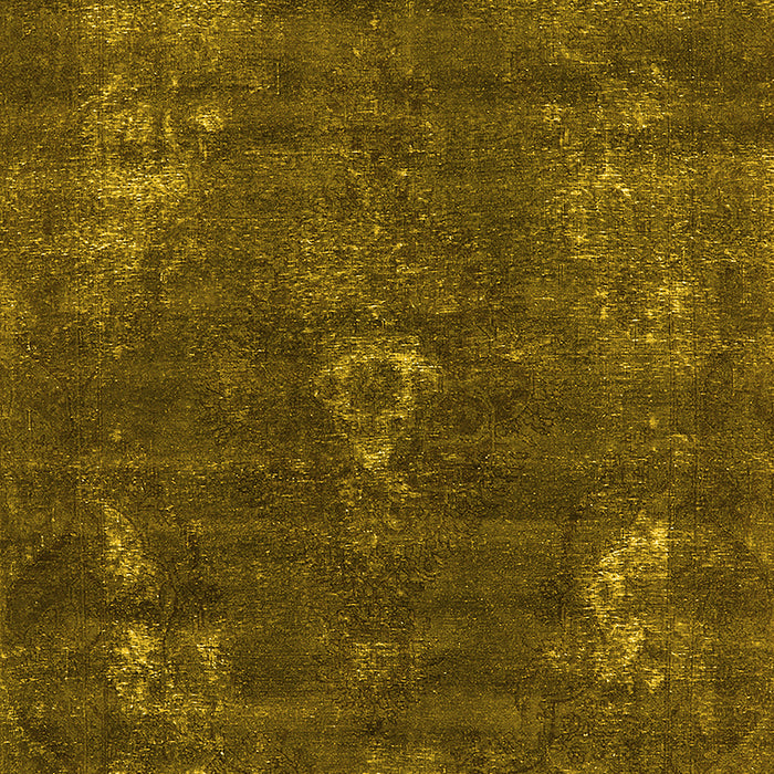 Oriental Yellow Industrial Rug, urb1891yw