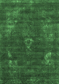 Oriental Emerald Green Industrial Rug, urb1891emgrn