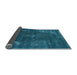 Sideview of Oriental Light Blue Industrial Rug, urb1891lblu