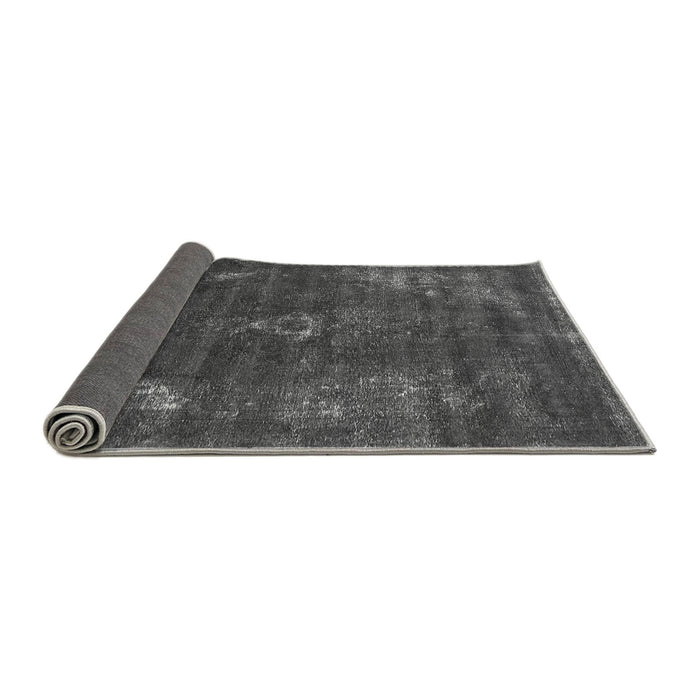 Sideview of Oriental Gray Industrial Rug, urb1891gry