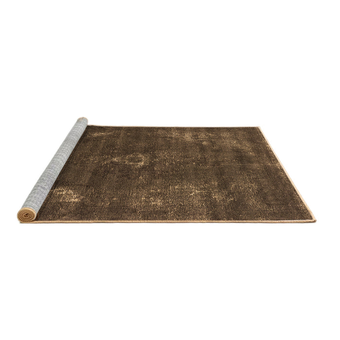 Sideview of Machine Washable Oriental Brown Industrial Rug, wshurb1891brn