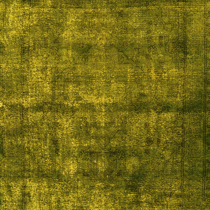 Oriental Yellow Industrial Rug, urb1892yw