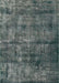 Mid-Century Modern Charcoal Blue Oriental Rug, urb1892