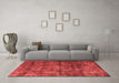 Industrial Red Washable Rugs