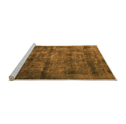 Sideview of Machine Washable Oriental Orange Industrial Area Rugs, wshurb1892org