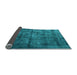 Sideview of Oriental Light Blue Industrial Rug, urb1892lblu