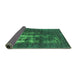 Sideview of Oriental Green Industrial Rug, urb1893grn