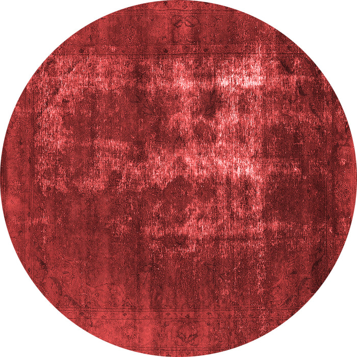 Machine Washable Oriental Red Industrial Rug, wshurb1893red