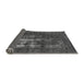 Sideview of Oriental Gray Industrial Rug, urb1893gry