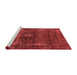 Industrial Red Washable Rugs