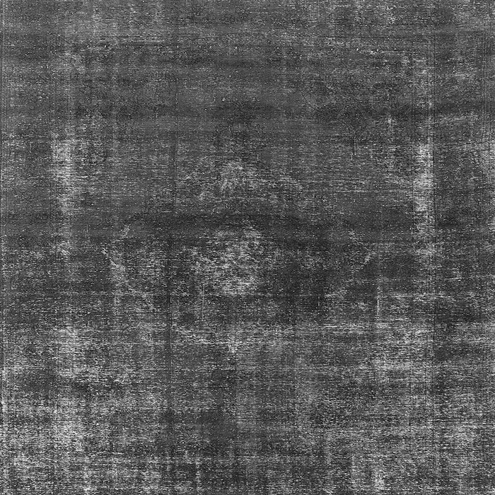 Square Oriental Gray Industrial Rug, urb1894gry