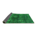 Sideview of Oriental Green Industrial Rug, urb1894grn