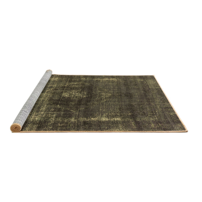 Sideview of Machine Washable Oriental Brown Industrial Rug, wshurb1894brn