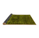 Sideview of Oriental Yellow Industrial Rug, urb1894yw