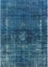 Mid-Century Modern Blue Ivy Blue Oriental Rug, urb1894