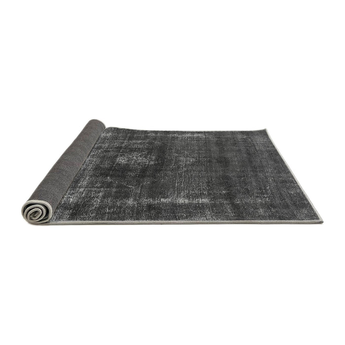 Sideview of Oriental Gray Industrial Rug, urb1894gry