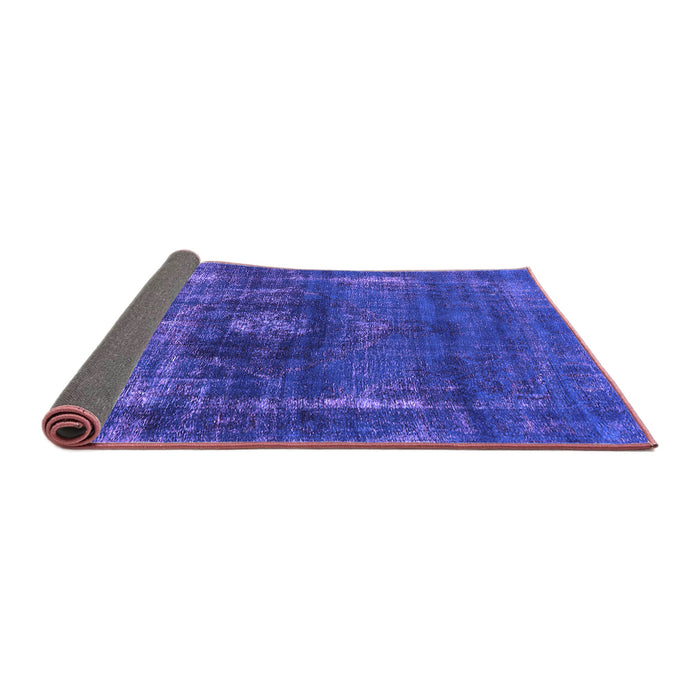 Sideview of Oriental Purple Industrial Rug, urb1894pur