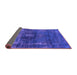 Sideview of Oriental Purple Industrial Rug, urb1894pur