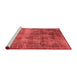 Industrial Red Washable Rugs