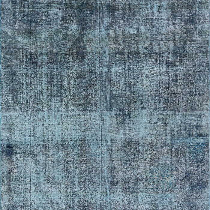 Machine Washable Industrial Modern Koi Blue Rug, wshurb1895