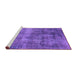 Sideview of Machine Washable Oriental Purple Industrial Area Rugs, wshurb1895pur