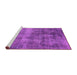 Sideview of Machine Washable Oriental Pink Industrial Rug, wshurb1895pnk