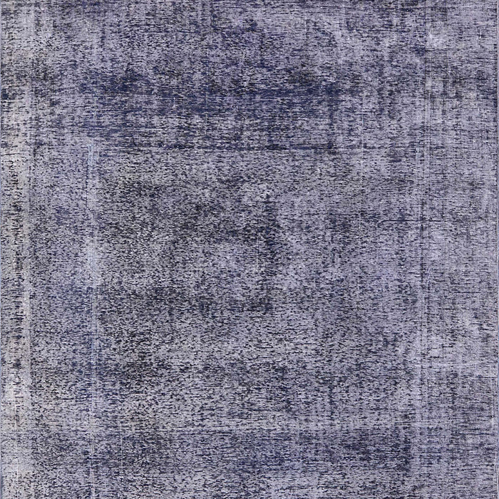 Machine Washable Industrial Modern Purple Navy Blue Rug, wshurb1896