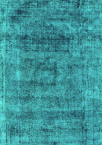 Oriental Turquoise Industrial Rug, urb1896turq