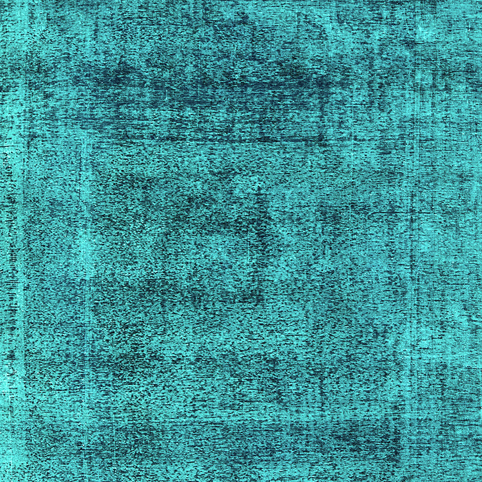 Machine Washable Oriental Turquoise Industrial Area Rugs, wshurb1896turq