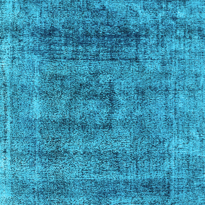 Machine Washable Oriental Light Blue Industrial Rug, wshurb1896lblu