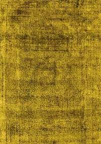 Oriental Yellow Industrial Rug, urb1896yw