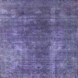 Square Machine Washable Industrial Modern Medium Purple Rug, wshurb1897