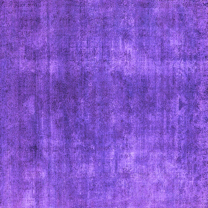 Square Machine Washable Oriental Purple Industrial Area Rugs, wshurb1897pur