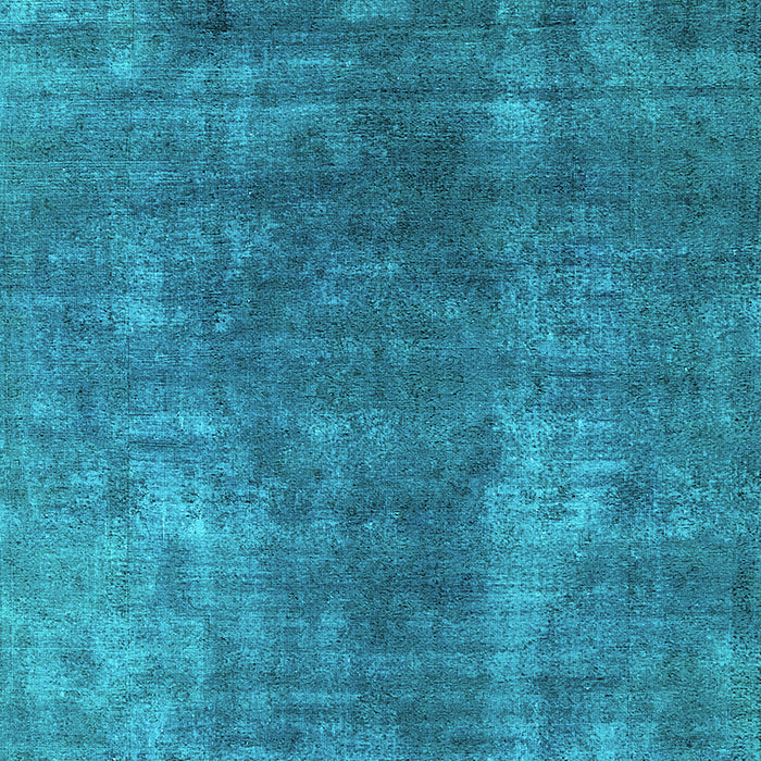 Machine Washable Oriental Turquoise Industrial Area Rugs, wshurb1897turq