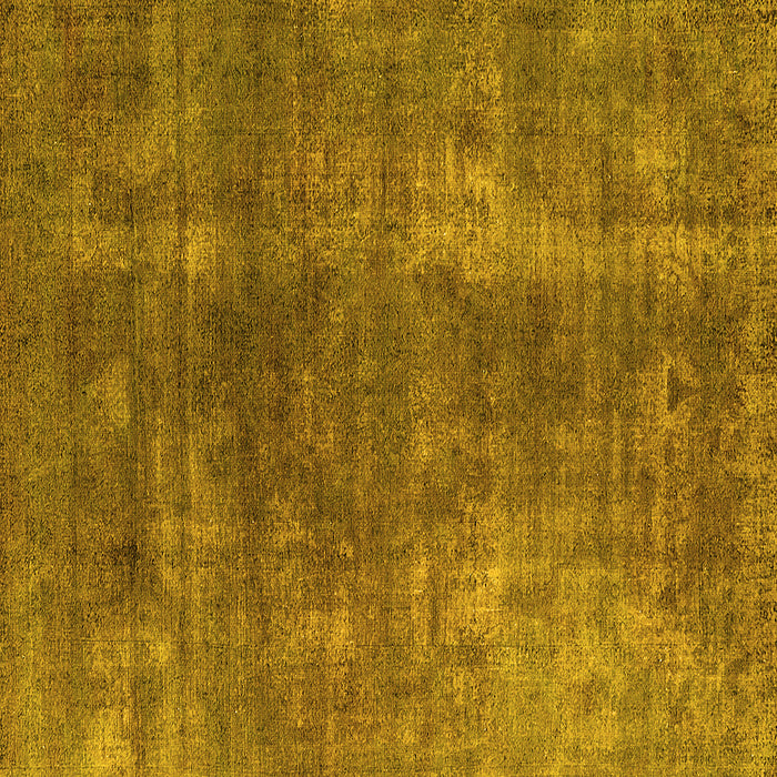 Square Oriental Yellow Industrial Rug, urb1897yw