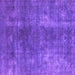 Square Oriental Purple Industrial Rug, urb1897pur