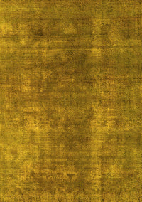 Oriental Yellow Industrial Rug, urb1897yw