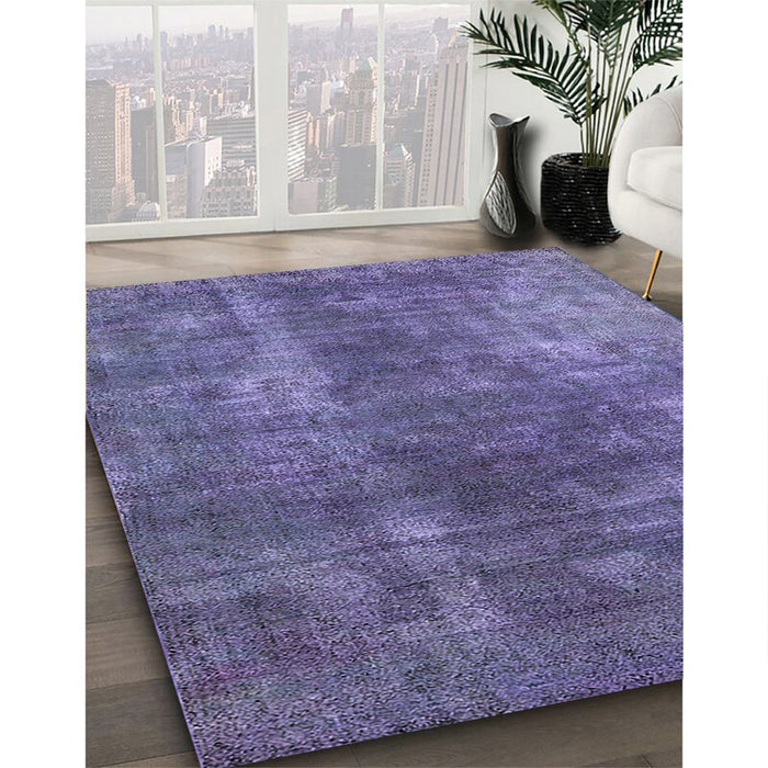 Machine Washable Industrial Modern Medium Purple Rug in a Family Room, wshurb1897