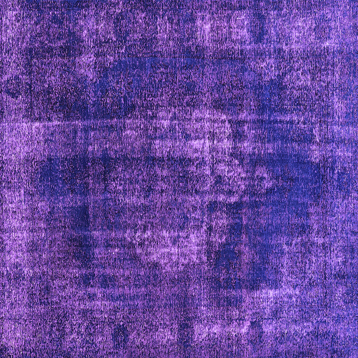 Square Oriental Purple Industrial Rug, urb1898pur