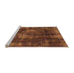 Sideview of Machine Washable Oriental Orange Industrial Area Rugs, wshurb1898org