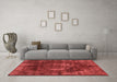 Industrial Red Washable Rugs