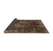 Sideview of Oriental Brown Industrial Rug, urb1898brn