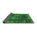 Sideview of Oriental Green Industrial Rug, urb1898grn