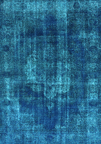 Oriental Light Blue Industrial Rug, urb1898lblu