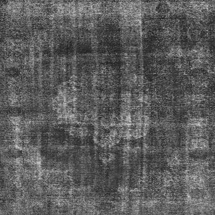 Square Oriental Gray Industrial Rug, urb1898gry