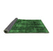 Sideview of Oriental Emerald Green Industrial Rug, urb1898emgrn